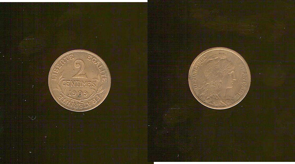 2 centimes Dupuis 1909 gEF